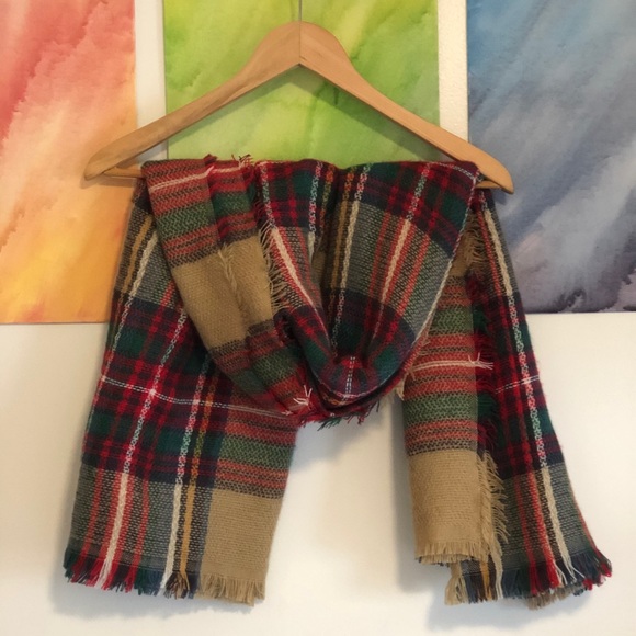 Plaid Scarf - Picture 1 of 3